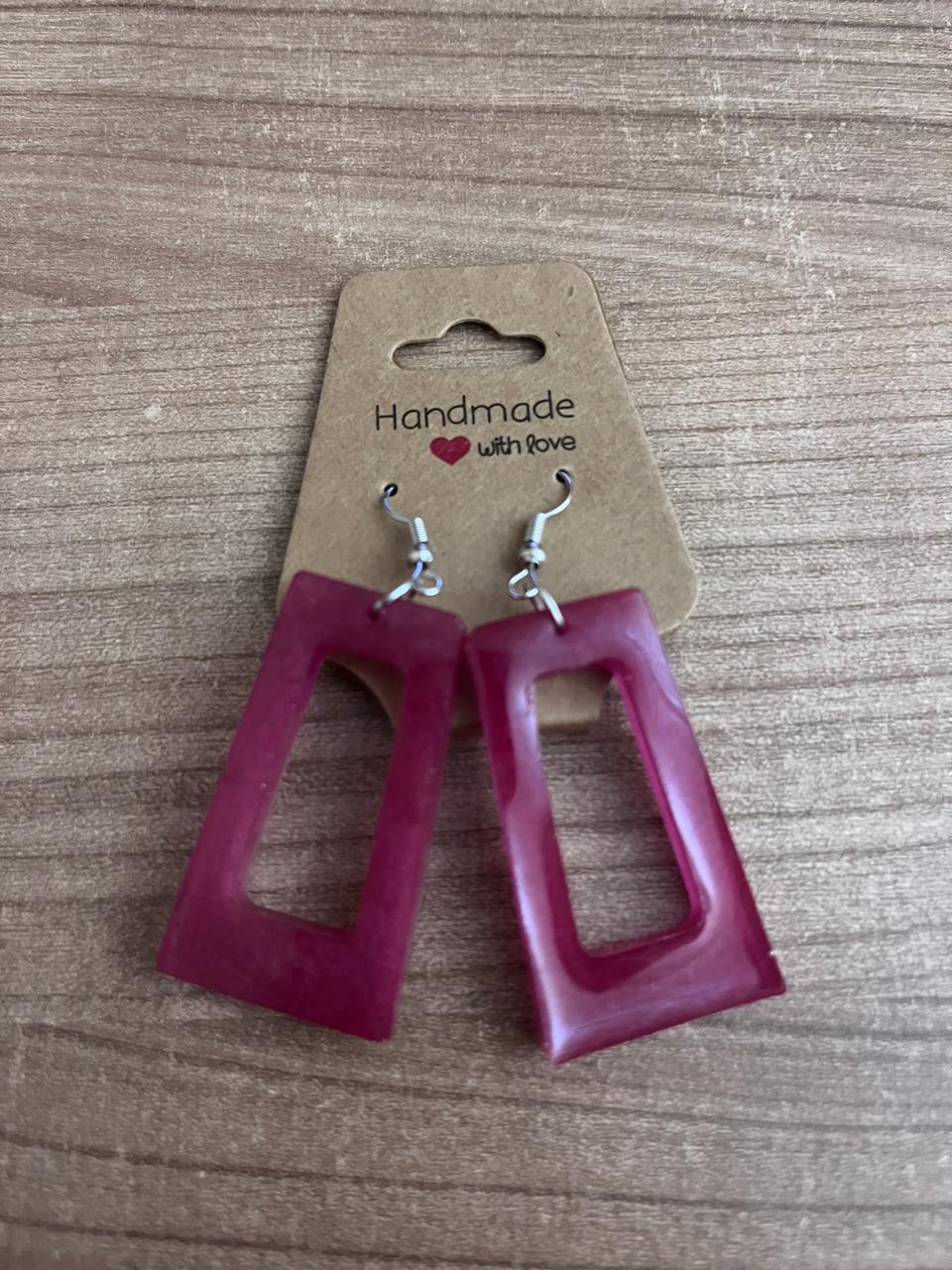 Resin earrings