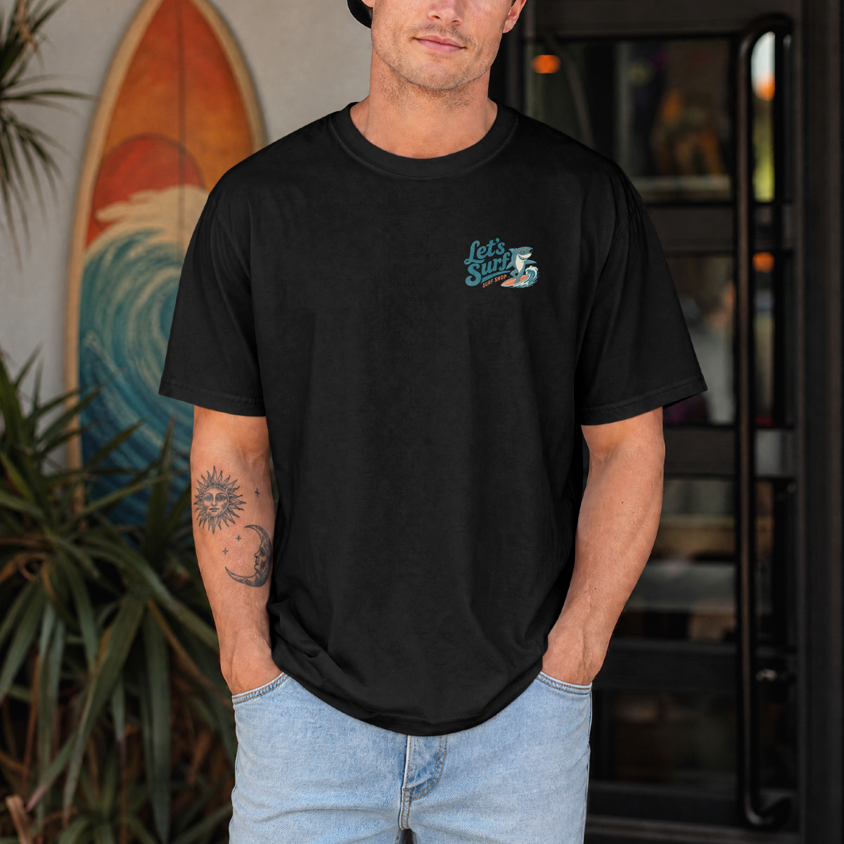 Lets Surf Unisex Oversized T