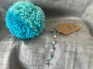Pom Pom keychain