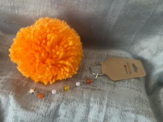 Pom Pom keychain