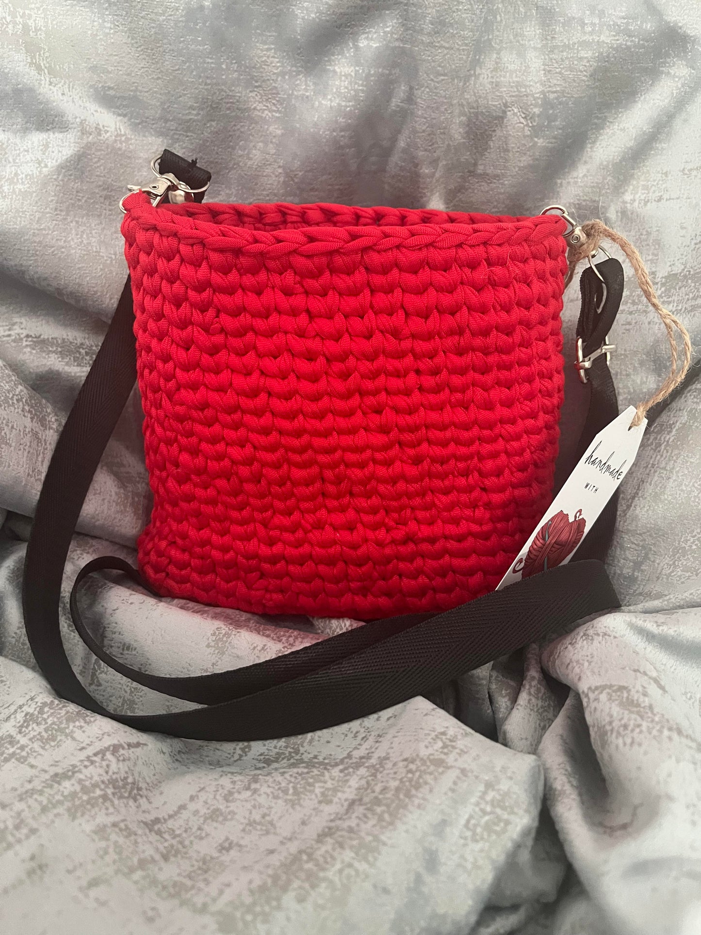 Over shoulder Crocheted Handbag