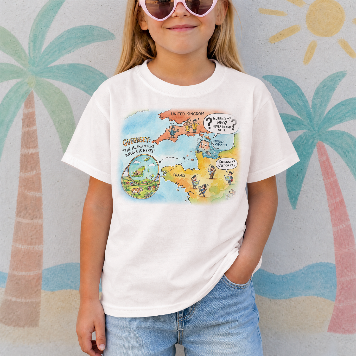 "Guernsey Goods" Unisex White T
