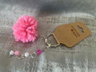 Pom Pom keychain