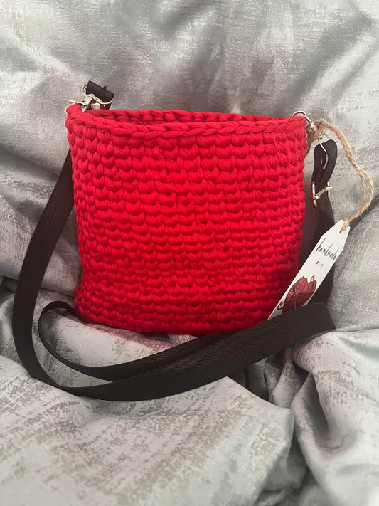 Over shoulder Crocheted Handbag