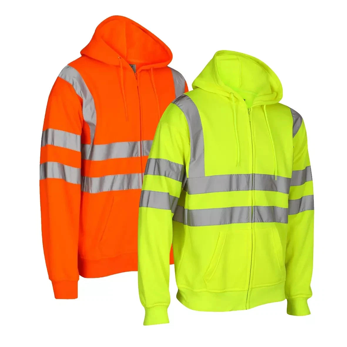 High Visibility Zip Hoodie